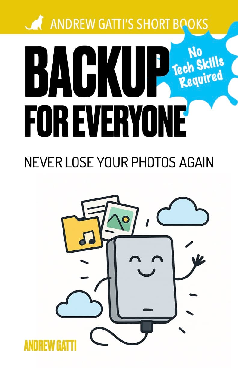 How to Back Up Photos Safely Without Technical Confusion Book Cover